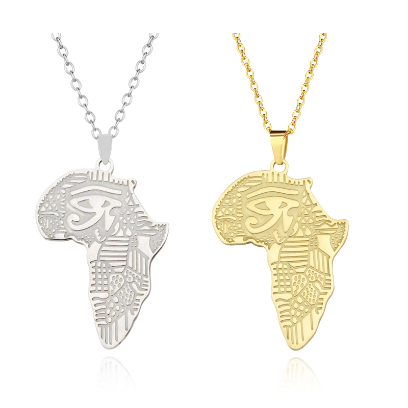 Collar con colgante de mapa de - Women'S Fashion Guide reseña y precio