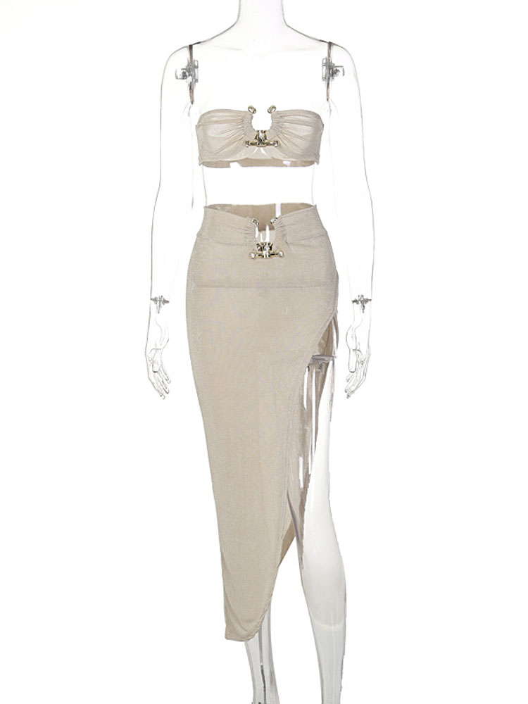 Top Bandeau Sexy elegante con  - Asymmetric Top Women reseña y precio